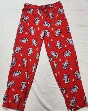 Disney Bluey Christmas pajamas men's medium